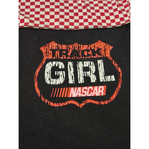 Nascar Women's Track Girl Checkered Race Tank Top Sport Size 14/16 - Picture 2 of 9